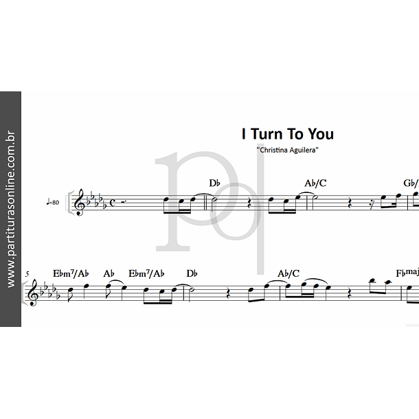 I Turn To You | Christina Aguilera 2