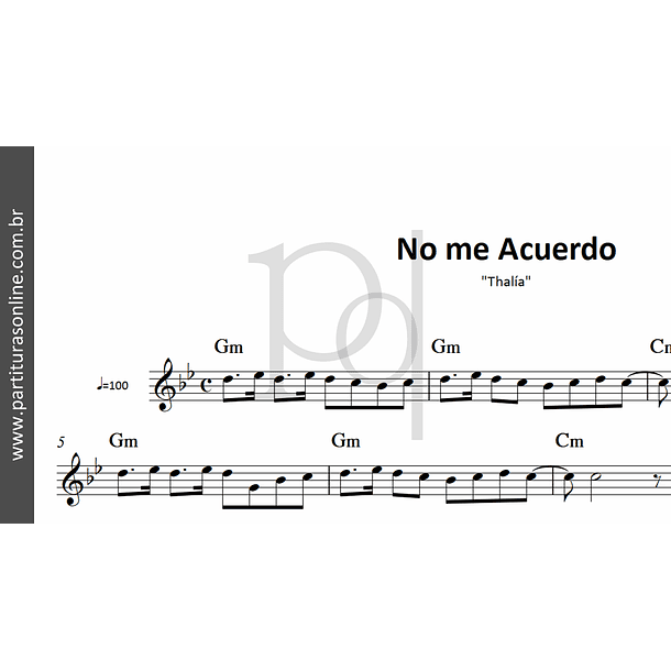No me Acuerdo | Thalía 2