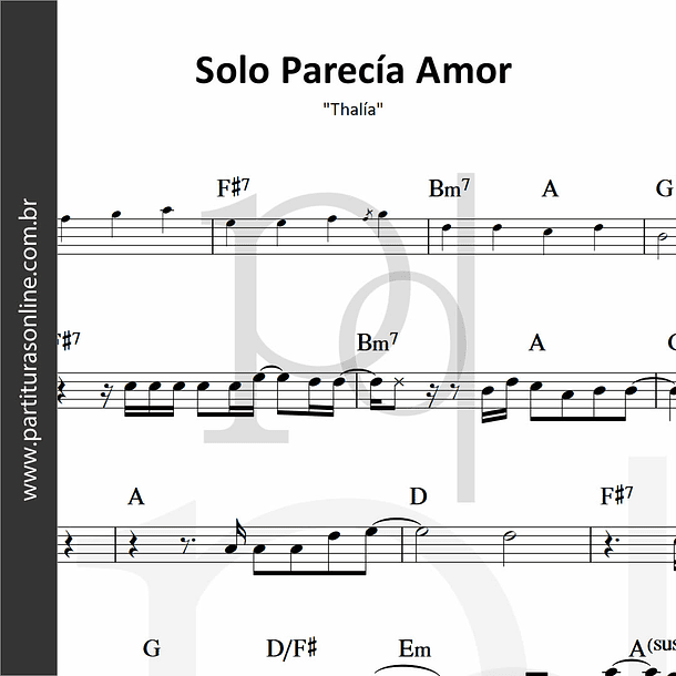 Solo Parecía Amor | Thalía 1
