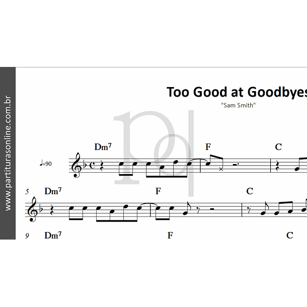 Too Good at Goodbyes | Sam Smith 2