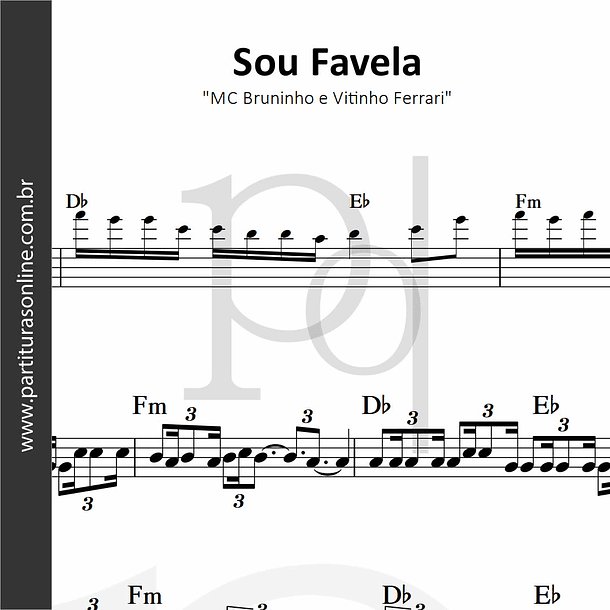 Sou Favela | MC Bruninho e Vitinho Ferrari