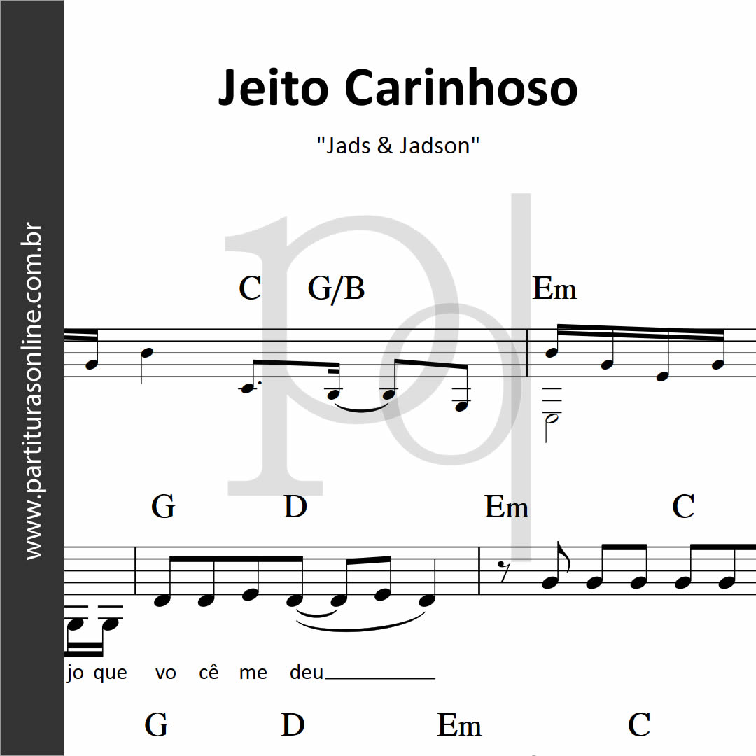 Jeito Carinhoso Jads & Jadson