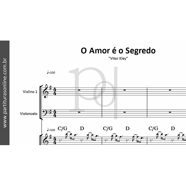 O Amor é o Segredo | Violino e Violoncelo 3