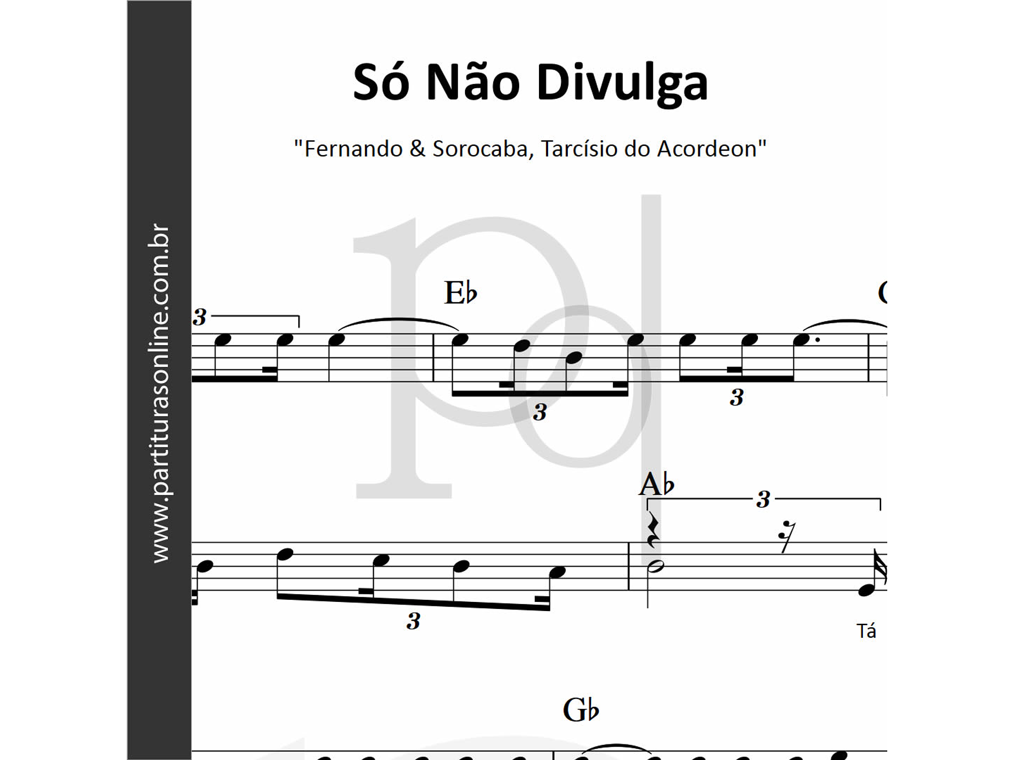 Só Não Divulga | Fernando & Sorocaba, Tarcísio do  Acordeon 1