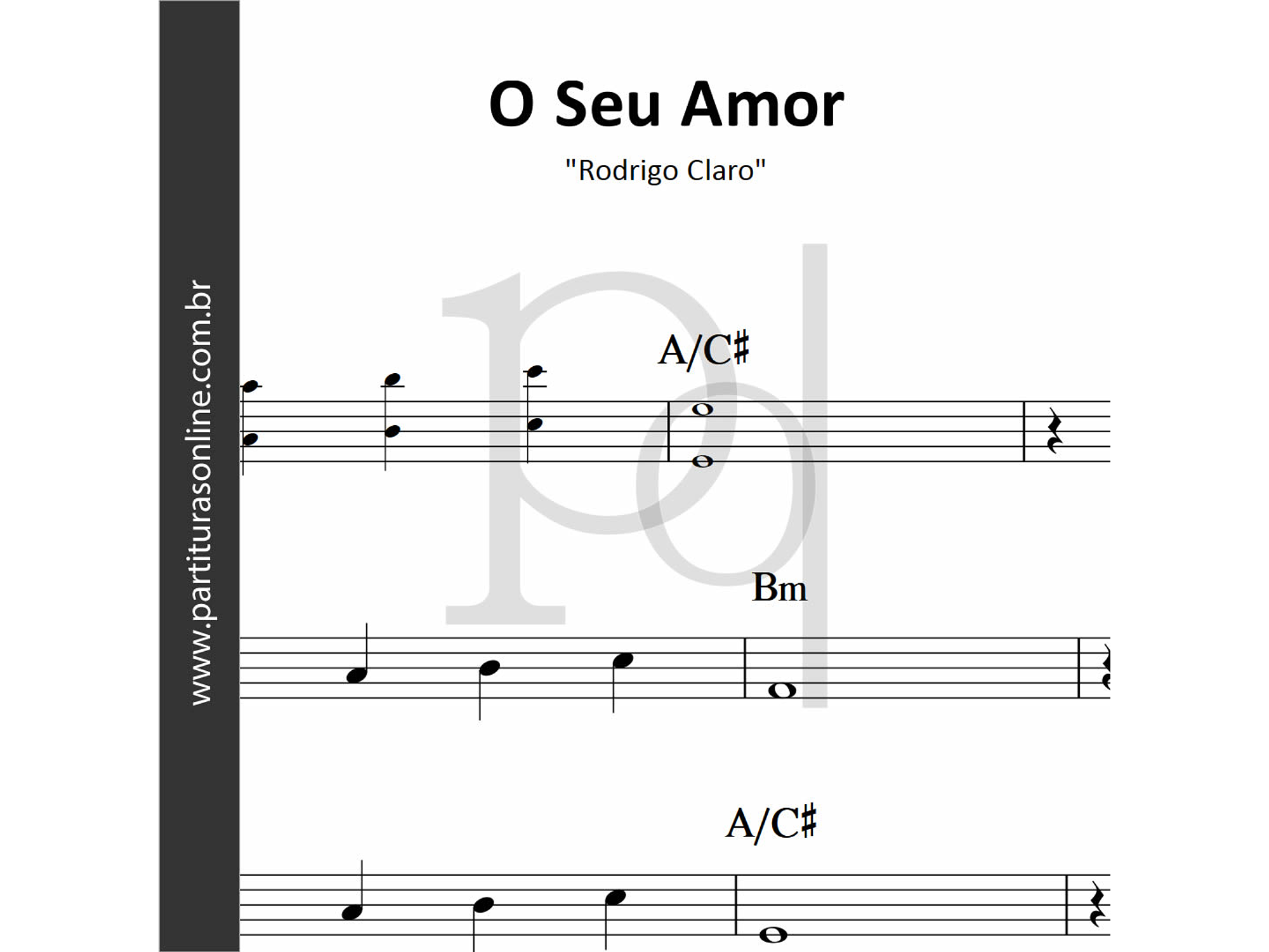 O Seu Amor | Rodrigo Claro 1