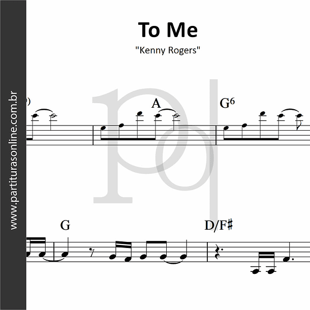 To Me | Kenny Rogers 1
