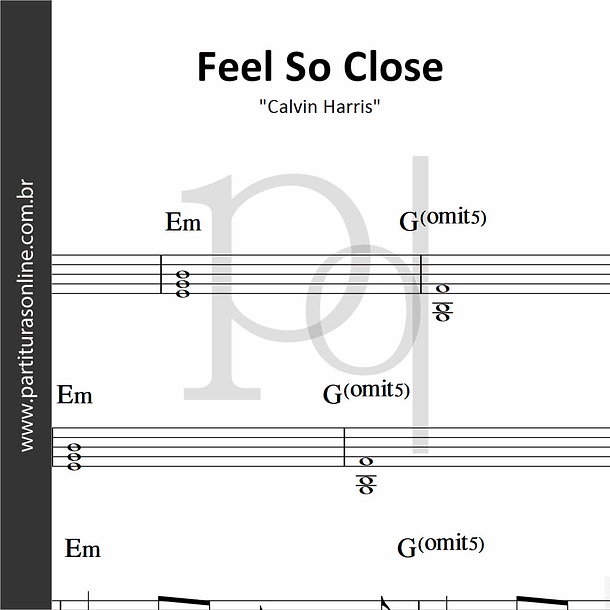 Feel So Close | Calvin Harris 1