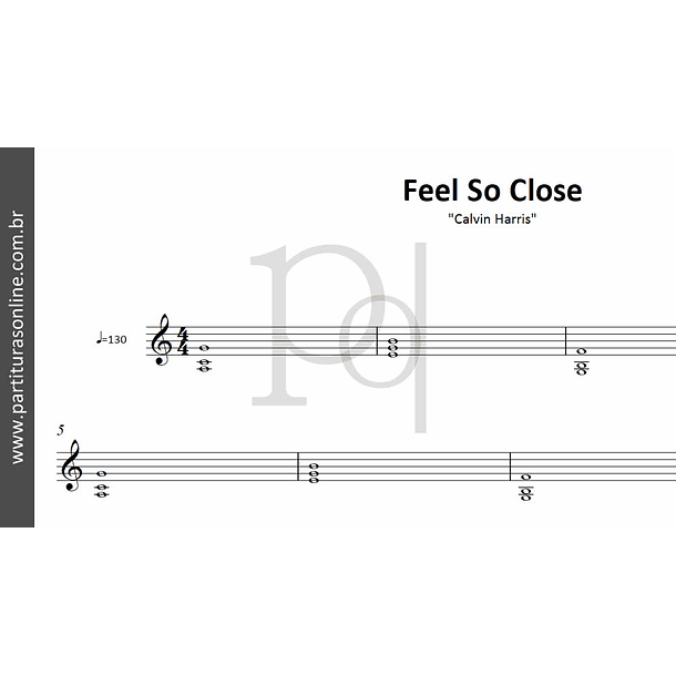 Feel So Close | Calvin Harris 2