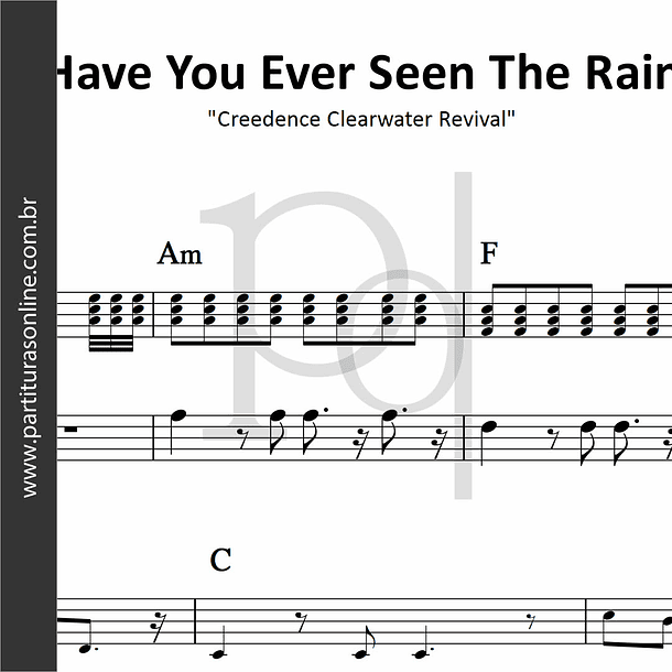 Have You Ever Seen The Rain | tema e contrabaixo