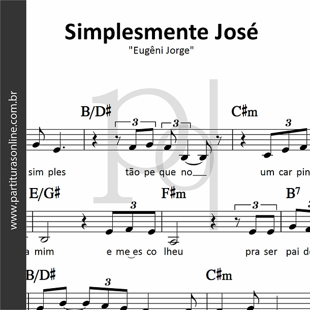 Simplesmente José | Eugêni Jorge 1