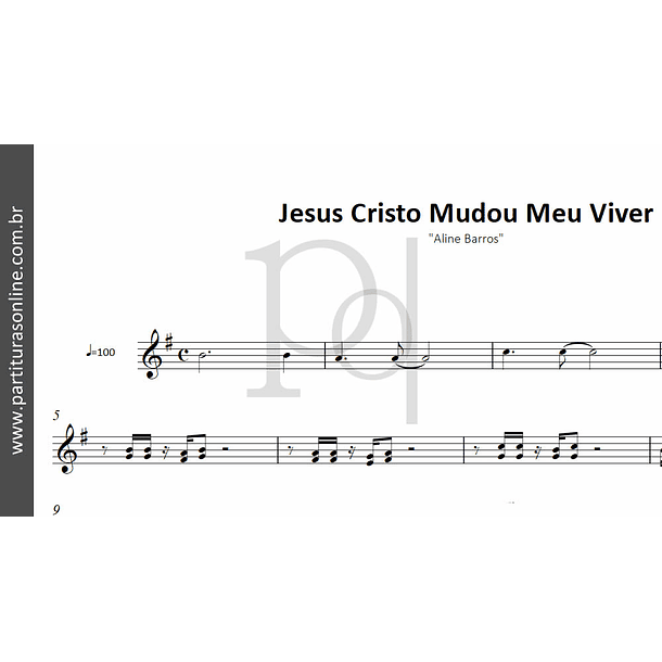 Jesus Cristo Mudou Meu Viver | Aline Barros 2