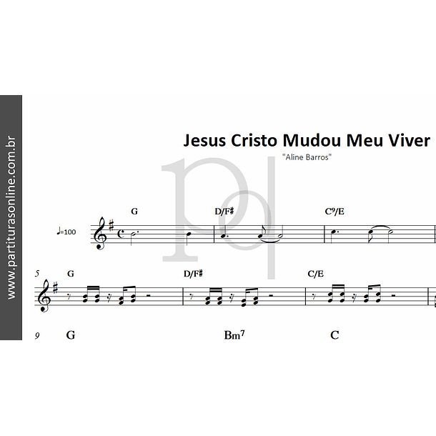 Jesus Cristo Mudou Meu Viver | Aline Barros 3