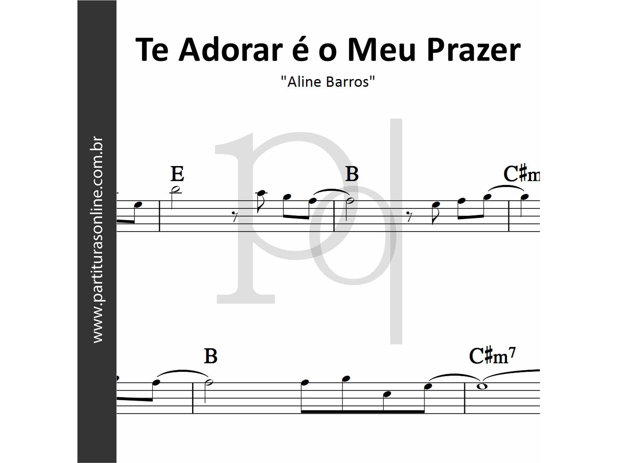 Te Adorar é o Meu Prazer • Aline Barros 1