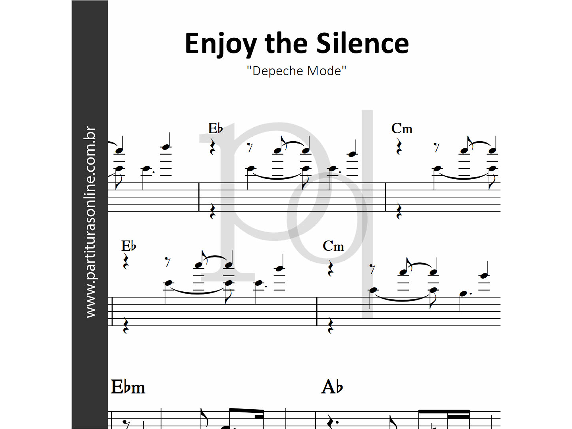 Enjoy the Silence | Depeche Mode (sob encomenda) 1