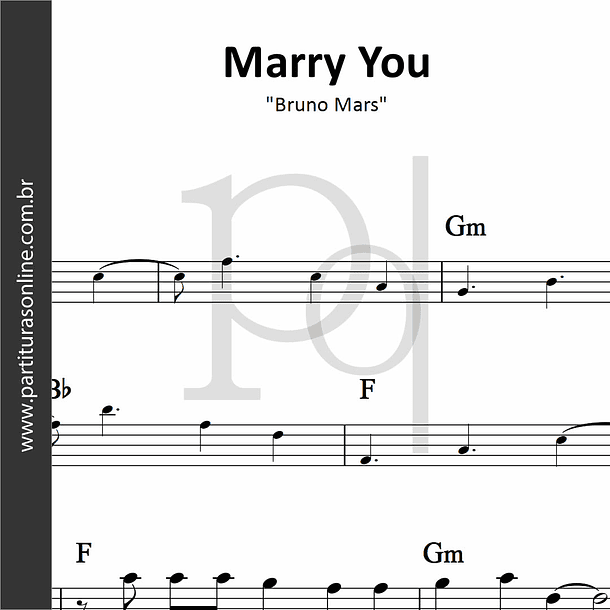 Marry You | Bruno Mars