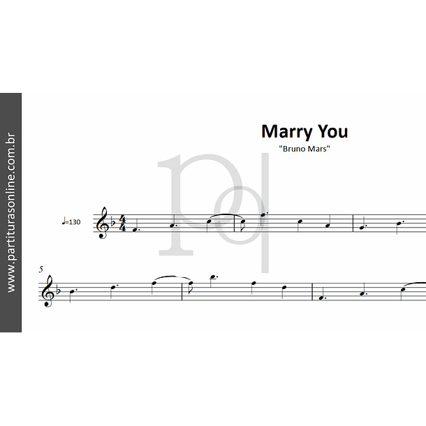 Marry You | Bruno Mars 2