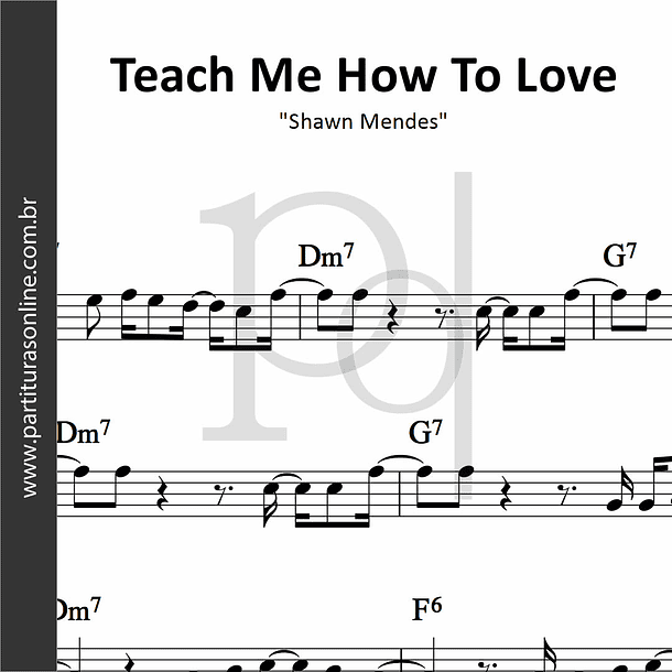 Teach Me How To Love | Shawn Mendes