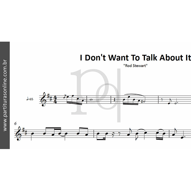 I Don't Want To Talk About It | Rod Stewart 2