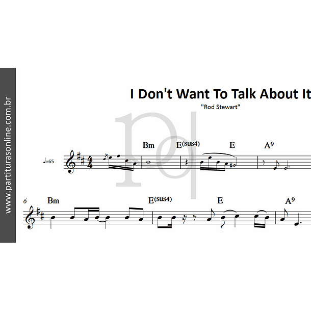 I Don't Want To Talk About It | Rod Stewart 3