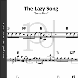 The Lazy Song | Bruno Mars