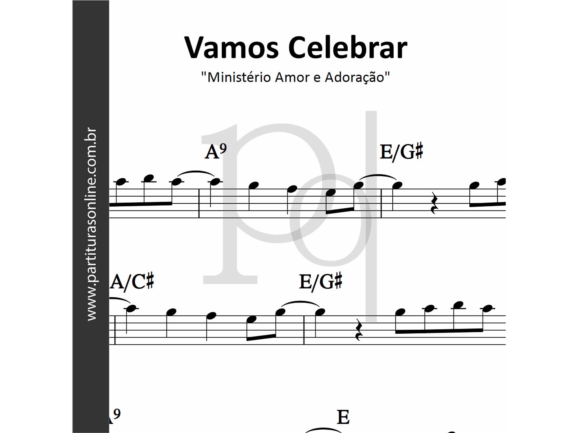 Vamos Celebrar | Ministério Amor e Adoração 1