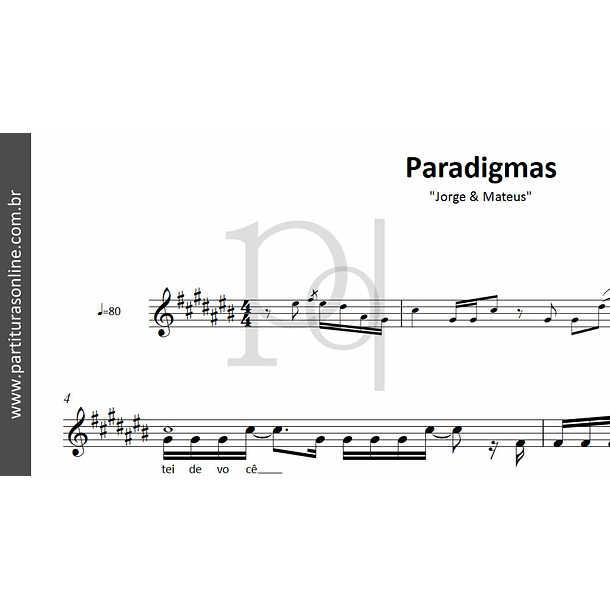 Paradigmas | Jorge & Mateus 2