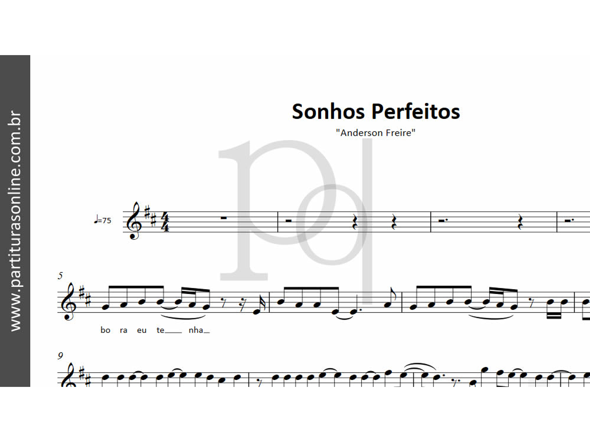 Sonhos Perfeitos | Anderson Freire  2