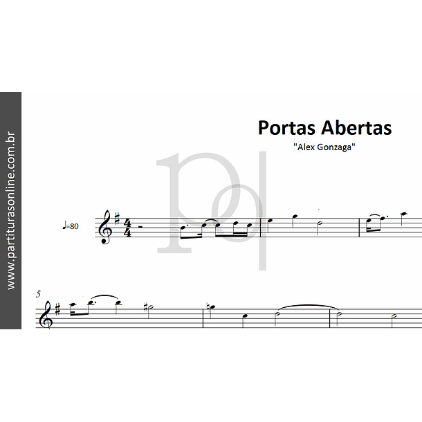 Portas Abertas | Alex Gonzaga 2