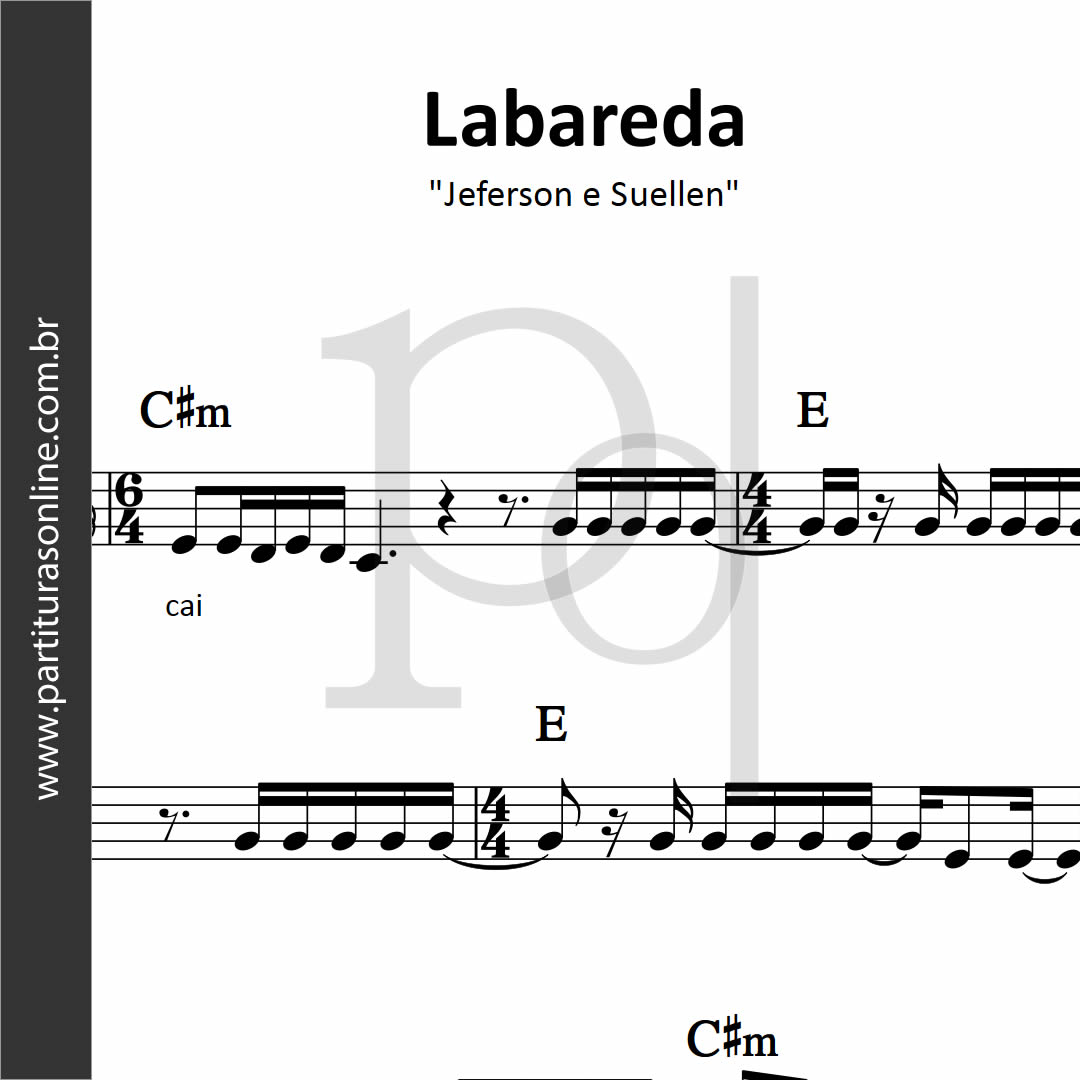 Labareda - Cifra