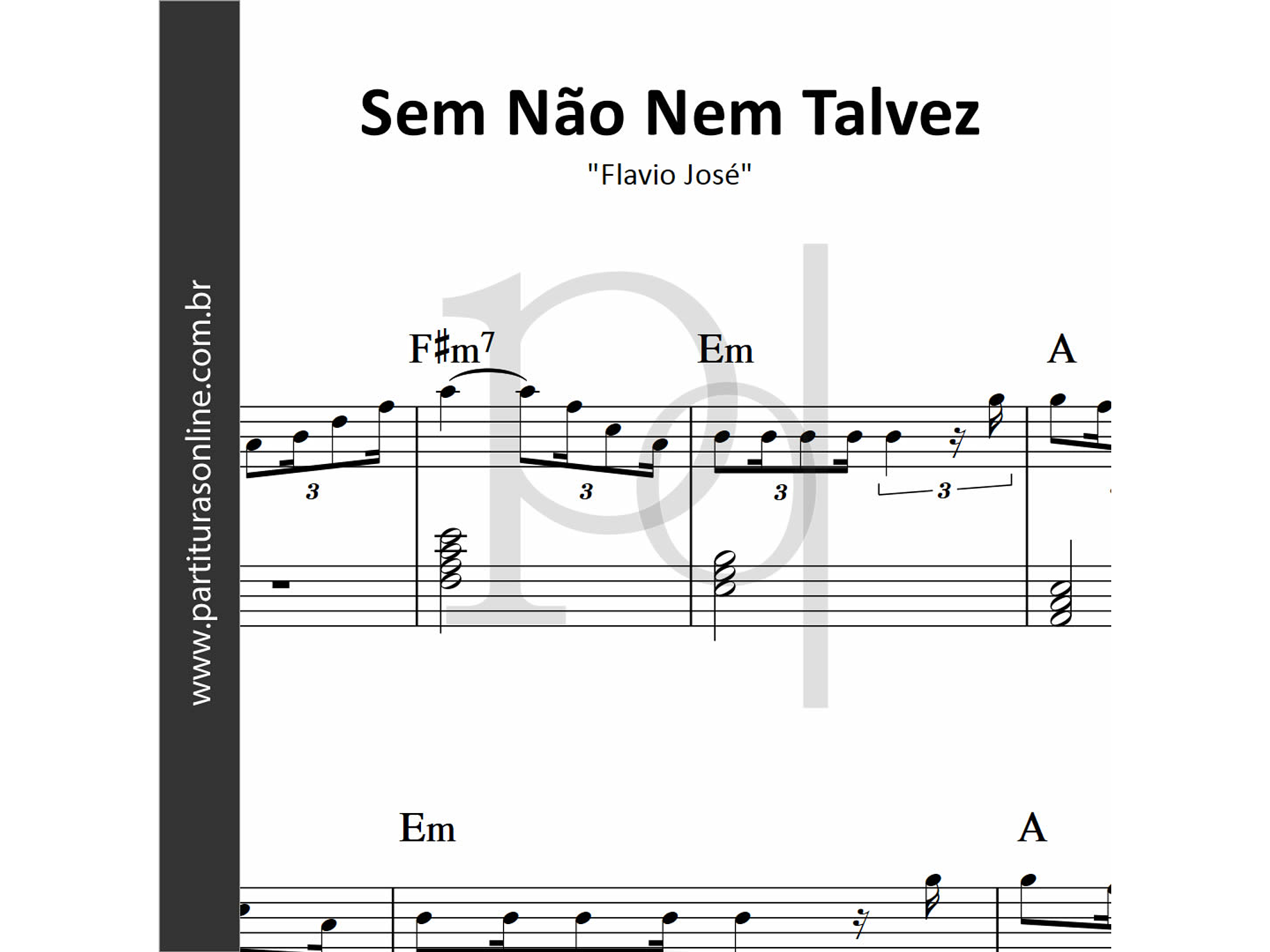 Sem Não Nem Talvez | Flavio José 1