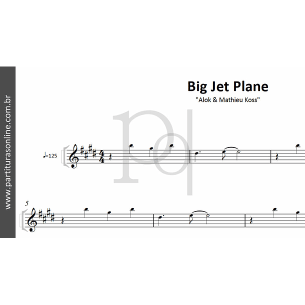 Big Jet Plane | Alok & Mathieu Koss 2