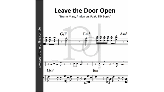 Leave the Door Open – música e letra de Bruno Mars, Anderson .Paak, Silk  Sonic