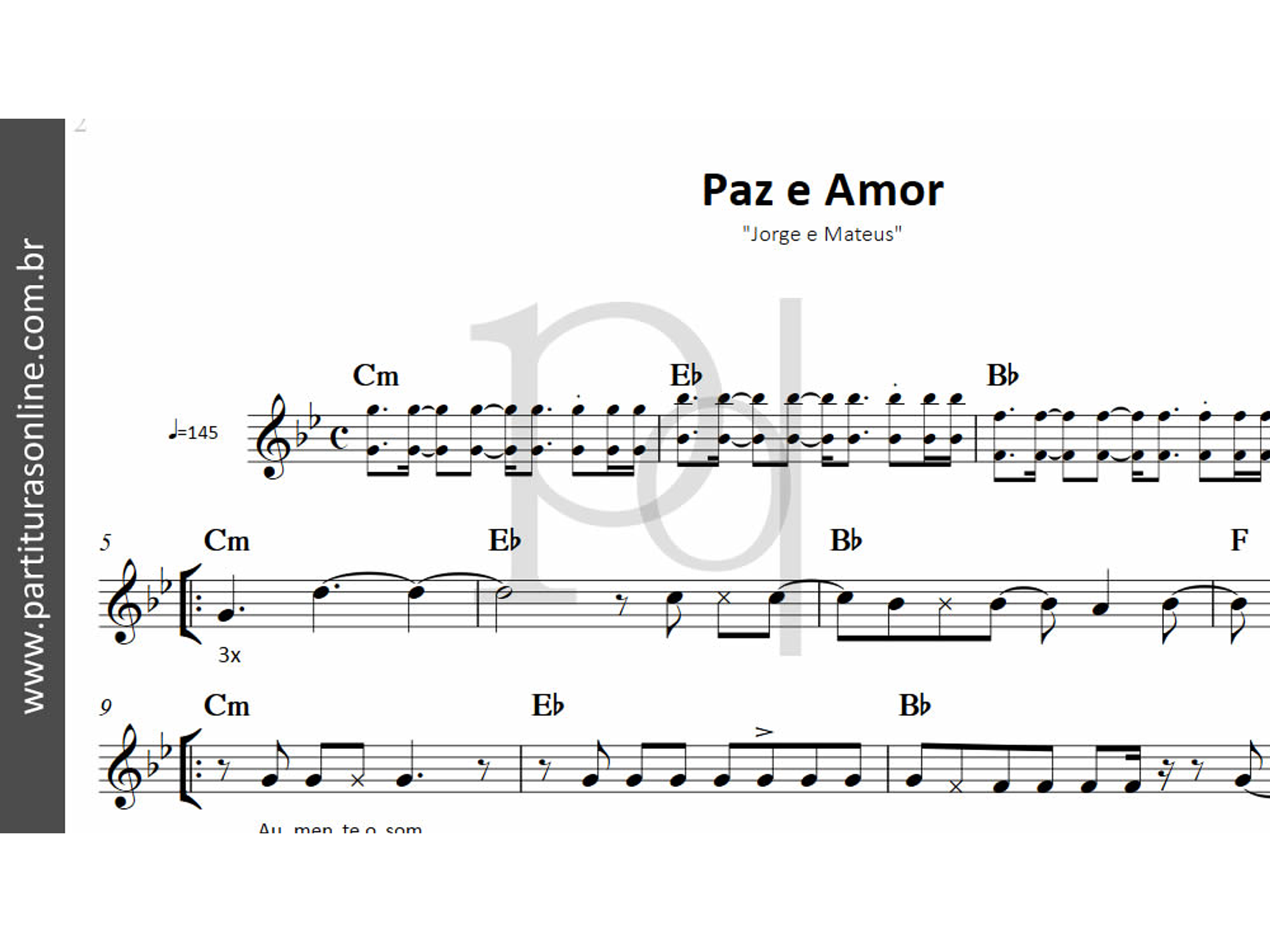 Paz e Amor • Jorge e Mateus 3