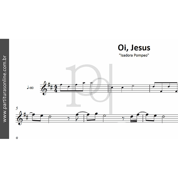 Oi, Jesus |  Isadora Pompeo 2