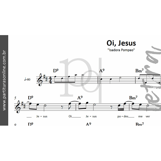 Oi, Jesus |  Isadora Pompeo 4