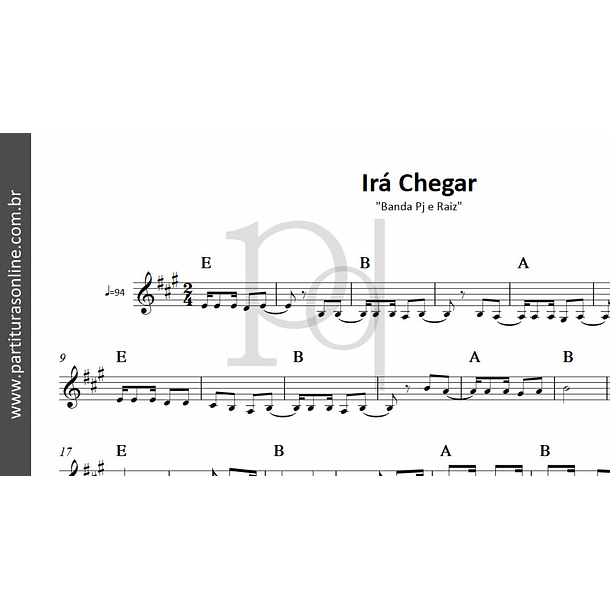 Irá Chegar | Banda Pj e Raiz 3