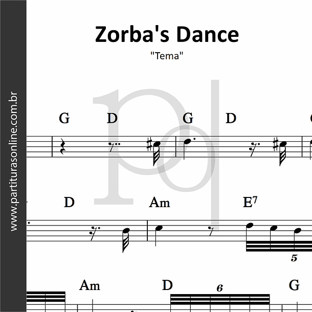 Zorbas Dance | Tema 1