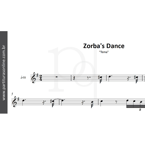 Zorbas Dance | Tema 2