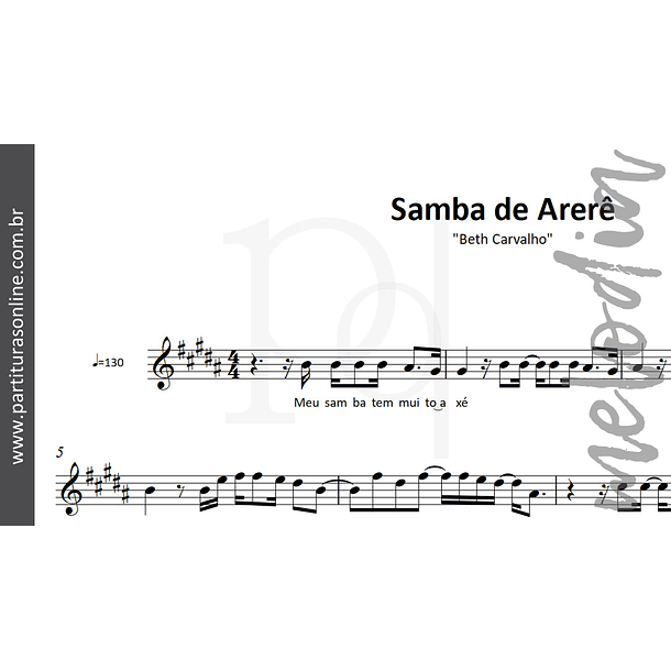 Samba de Arerê | Beth Carvalho 2