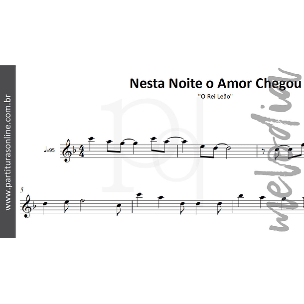 Nesta Noite o Amor Chegou | O Rei Leão 2