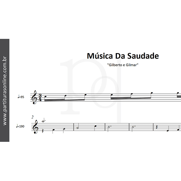 Música Da Saudade · Gilberto e Gilmar 2
