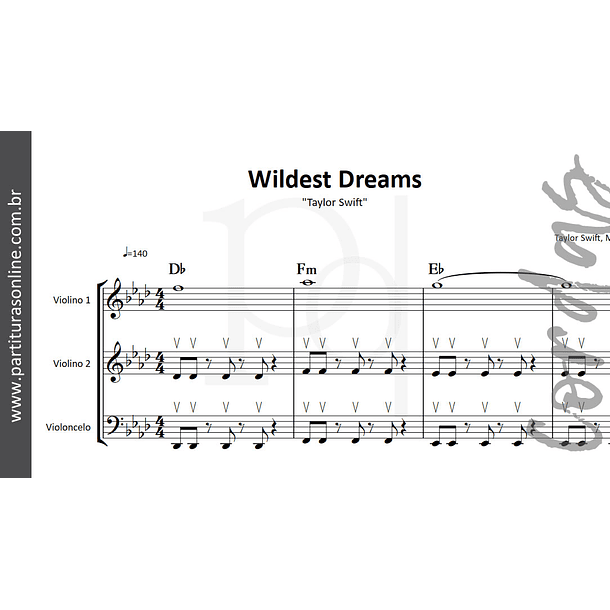 Wildest Dreams | Trio de Cordas 2