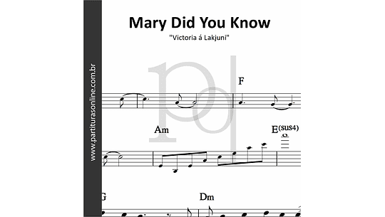 Mary Did You Know | Victoria á Lakjuni