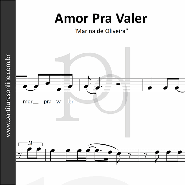 Amor Pra Valer | Marina de Oliveira