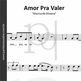 Amor Pra Valer | Marina de Oliveira