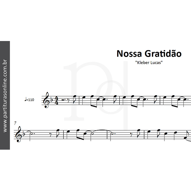 Nossa Gratidão | Kleber Lucas 2