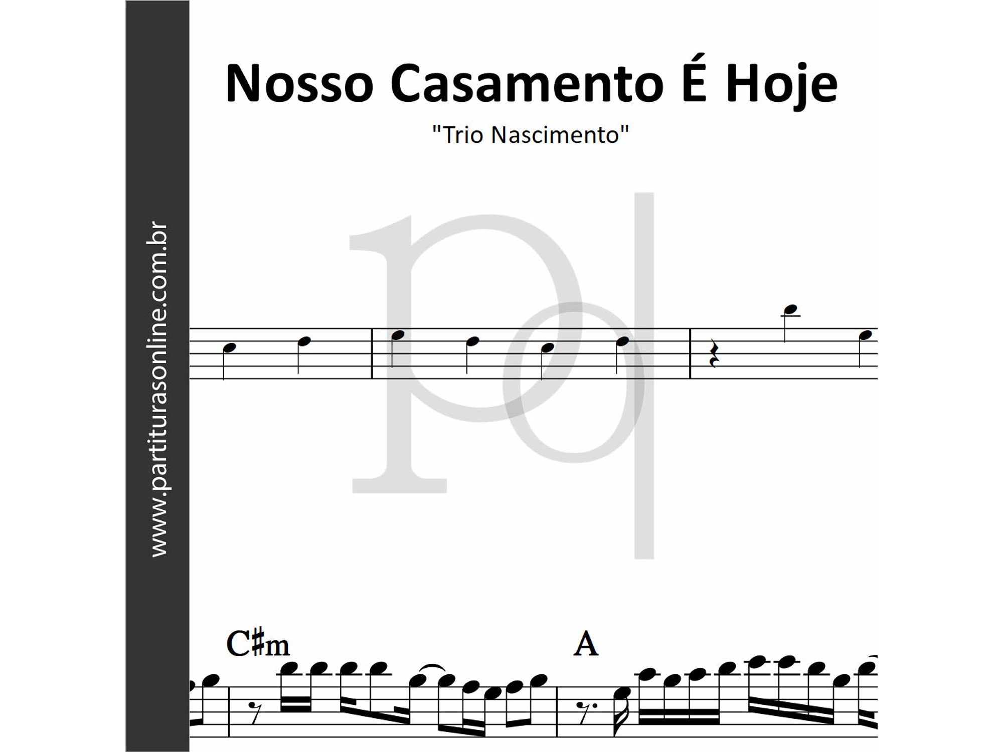 Nosso Casamento É Hoje • Trio Nascimento 1