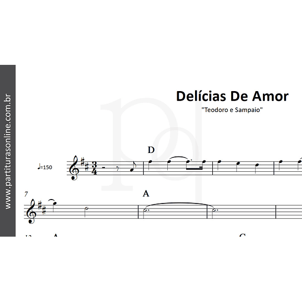 Delícias De Amor | Teodoro e Sampaio  3