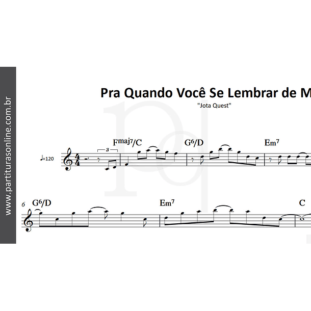 Pra Quando Você Se Lembrar de Mim • Jota Quest 3