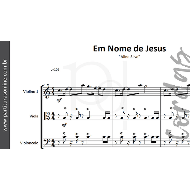 Em Nome de Jesus | Trio de Cordas 2